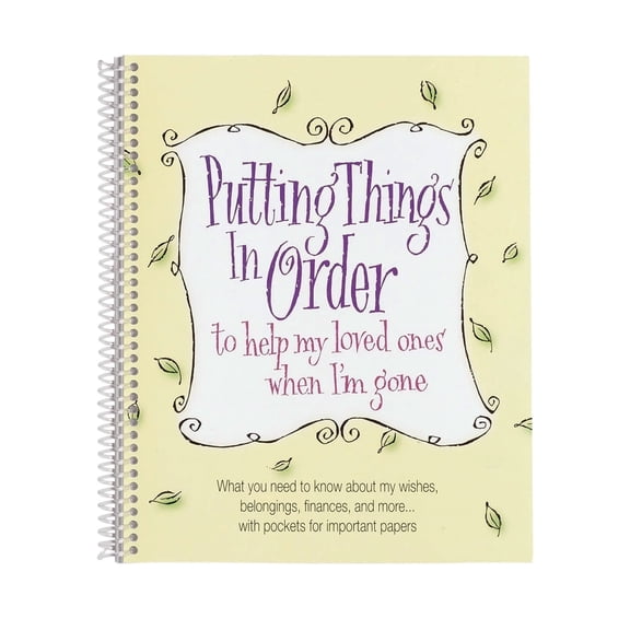 End-of-Life Planner Notebook Final Wishes Organizer Death Planner Will Preparation Workbook