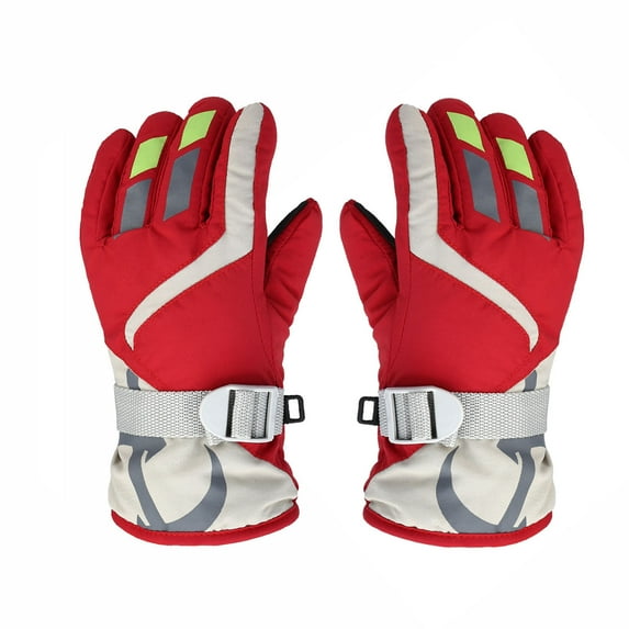 End of Year Clearance! Kids Warm Gloves Winter Toddler Girls Boys Snow Gloves Kids Ski Winter Gloves Windproof Children Warm Gloves Size:M-L