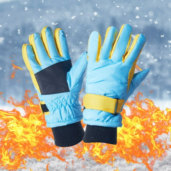 End of Year Clearance! Kids Winter Gloves, Toddler Kids Boys Girls Gloves Winter Outdoor Windproof Warm Lock Temperature Ski Gloves 2-5Years