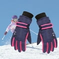 thumbnail image 1 of End of Year Clearance! Kids Winter Gloves, Toddler Kids Boys Girls Gloves Winter Outdoor Windproof Warm Lock Temperature Ski Gloves 5-15Years, 1 of 1