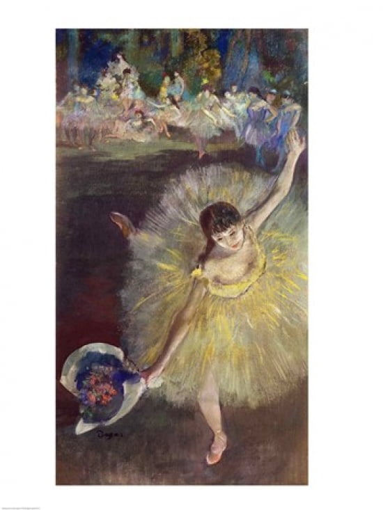End of an Arabesque 1877 Canvas Art - Edgar Degas (18 x 24)