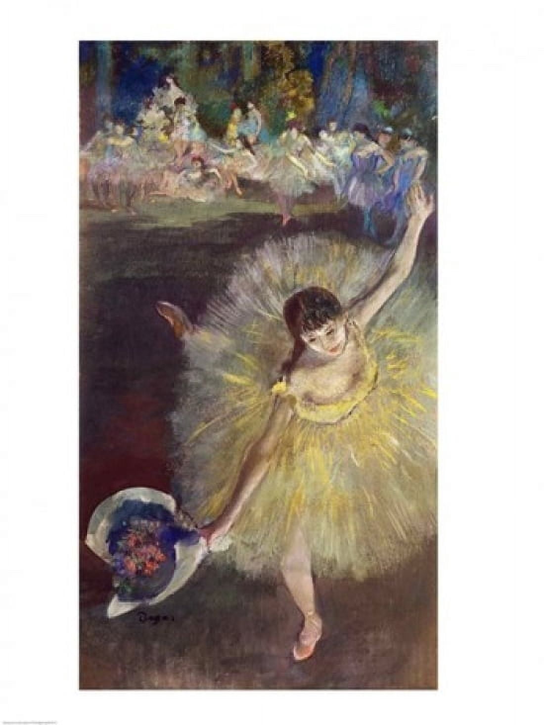 End of an Arabesque 1877 Canvas Art - Edgar Degas (24 x 36)