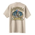 thumbnail image 1 of End of the Line Coon Hunting T-shirt Coonhound Hound Dog Hunter Southern Rifle Outdoors Raccoon-NAT-M Light Tan, 1 of 4