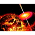 thumbnail image 1 of End of the World: The Earth Destroyed by a Black Hole Poster Print, 1 of 2