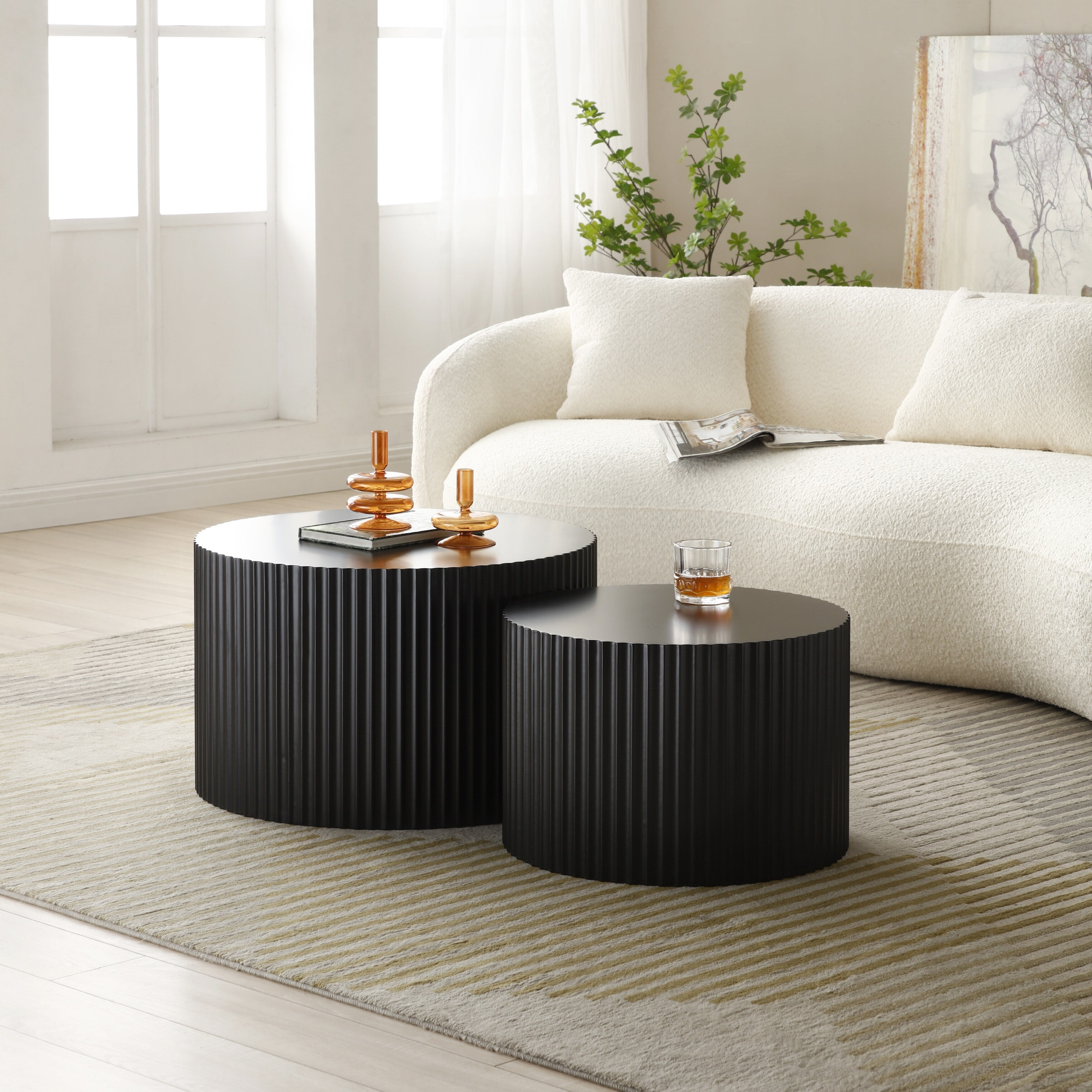 Modern round accent table sale