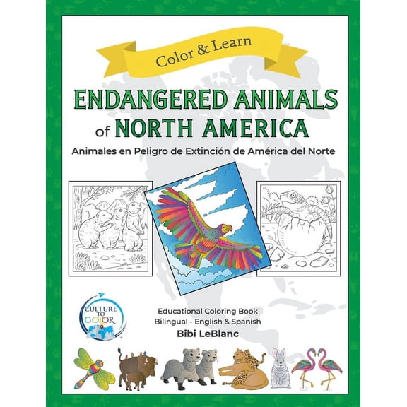 Endangered Animals of North America - Animales en peligro de extincin de amrica del norte, (Paperback)