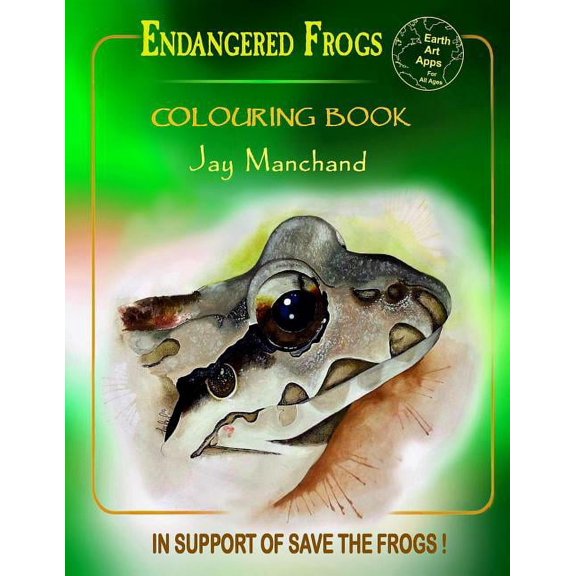 Earth Apps Collection: Endangered Frogs Colouring Book (Paperback)