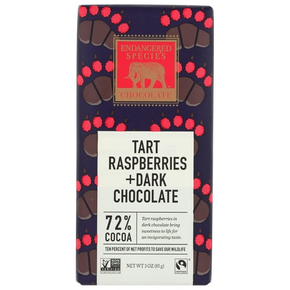 Endangered Species Chocolate Bar Grizzly, 3 OZ