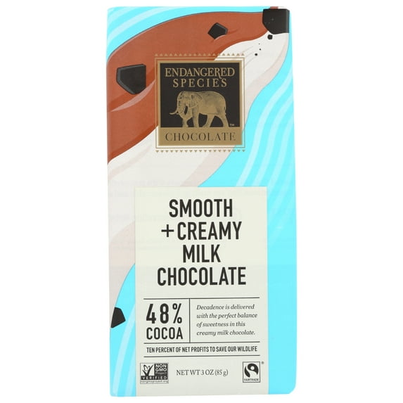 Endangered Species Chocolate Bar Otter, 3 Oz