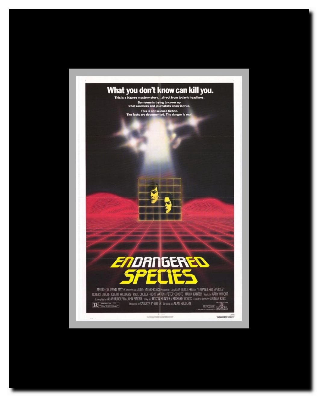 Endangered Species Framed Movie Poster