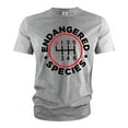thumbnail image 1 of Endangered Species Shirt Mens Manual Car Shirts Gift For Men Car Enthusiast Gifts (X-Large Grey), 1 of 7