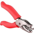 thumbnail image 1 of Enday 1/4” Paper Single Hole Puncher Home Office Supplies, Red 1 Pack, 1 of 7