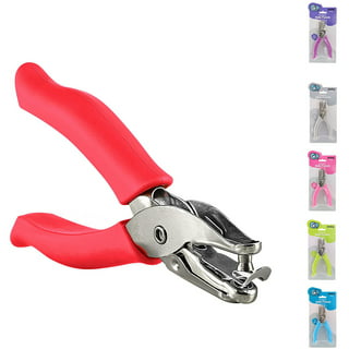 1/4 Single Hole Punch Handheld Hole Puncher Metal Paper Puncher