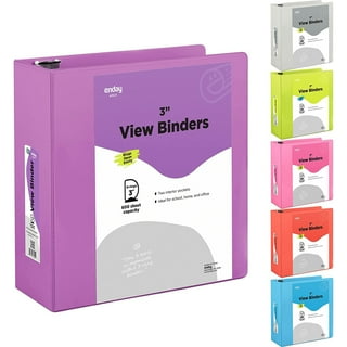 Staples Better 3-Inch D 3-Ring View Binder, Pink (15128-us)
