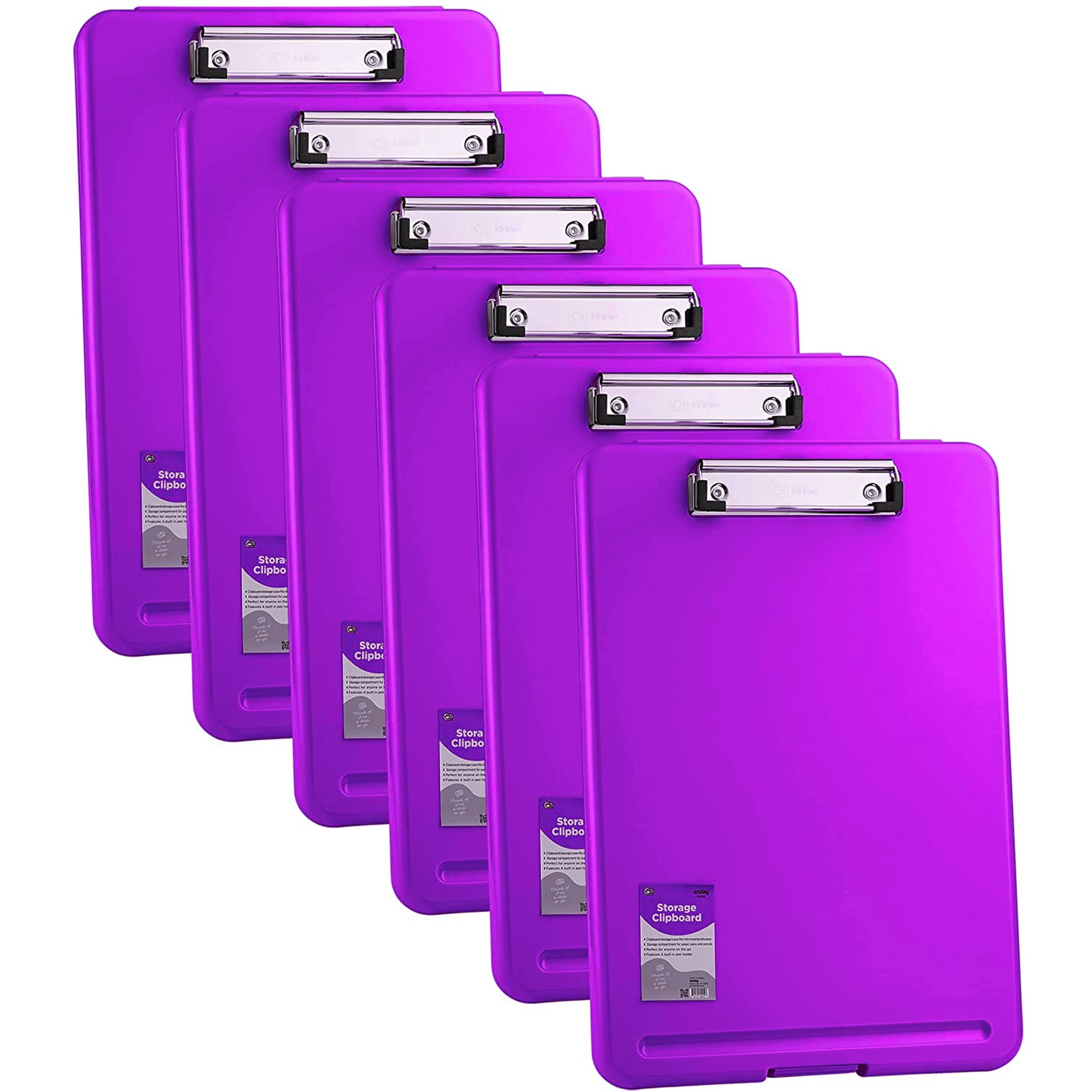 Enday Clipboard with Storage Case Heavy Duty Clipboards School Supplies