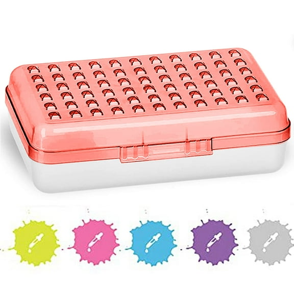 Enday Durable Dots Polypropylene Pencil Case, Red