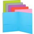 thumbnail image 1 of Enday Folder with Pockets 2 Pocket Portfolio Folder for School and Office Blue, 1 of 7