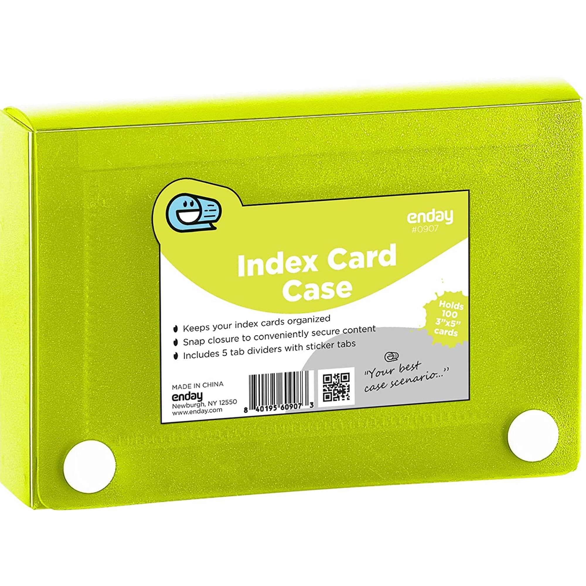 Enday Index Card Holder 3x5 Inch File Organizer for Focus Notes
