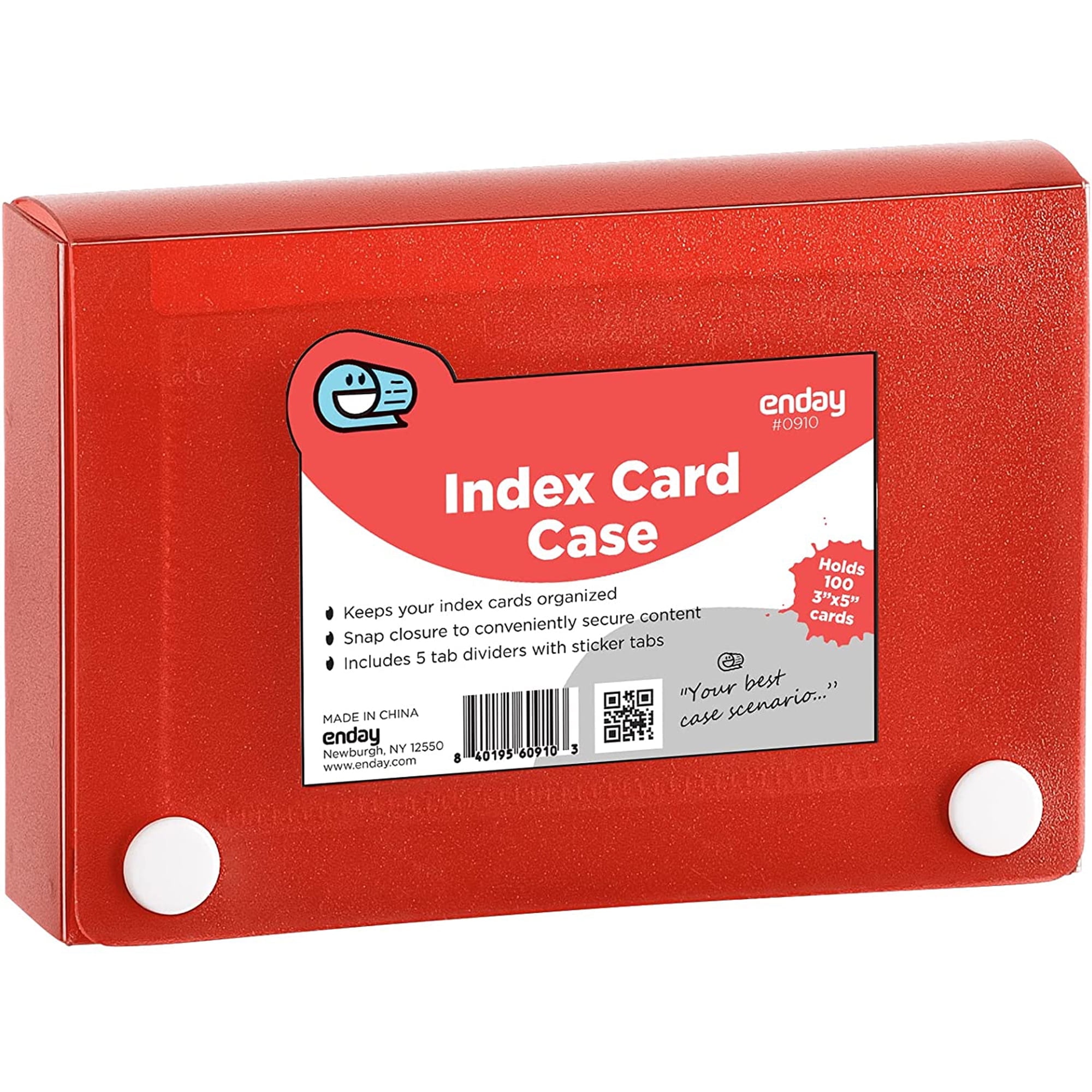 Enday Index Card Holder 3x5 Inch File Organizer for Focus Notes
