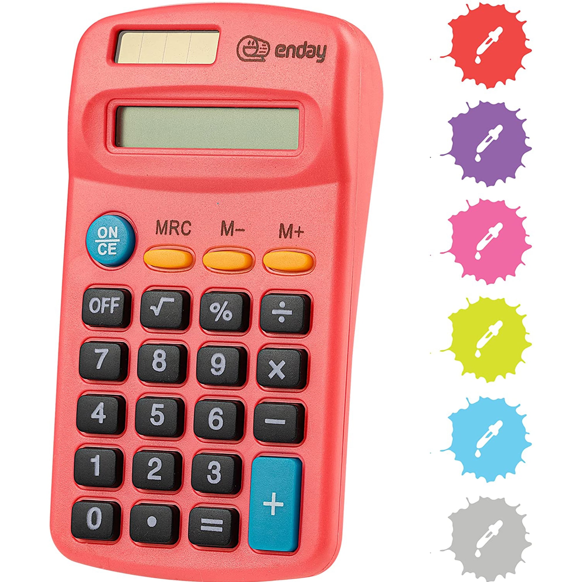 Enday Solar Battery Basic Calculator Essential School Supplies