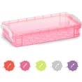 thumbnail image 1 of Enday Stackable Pencil Case Large Capacity School Supplies Organizer Pink 8” 6 Count, 1 of 7
