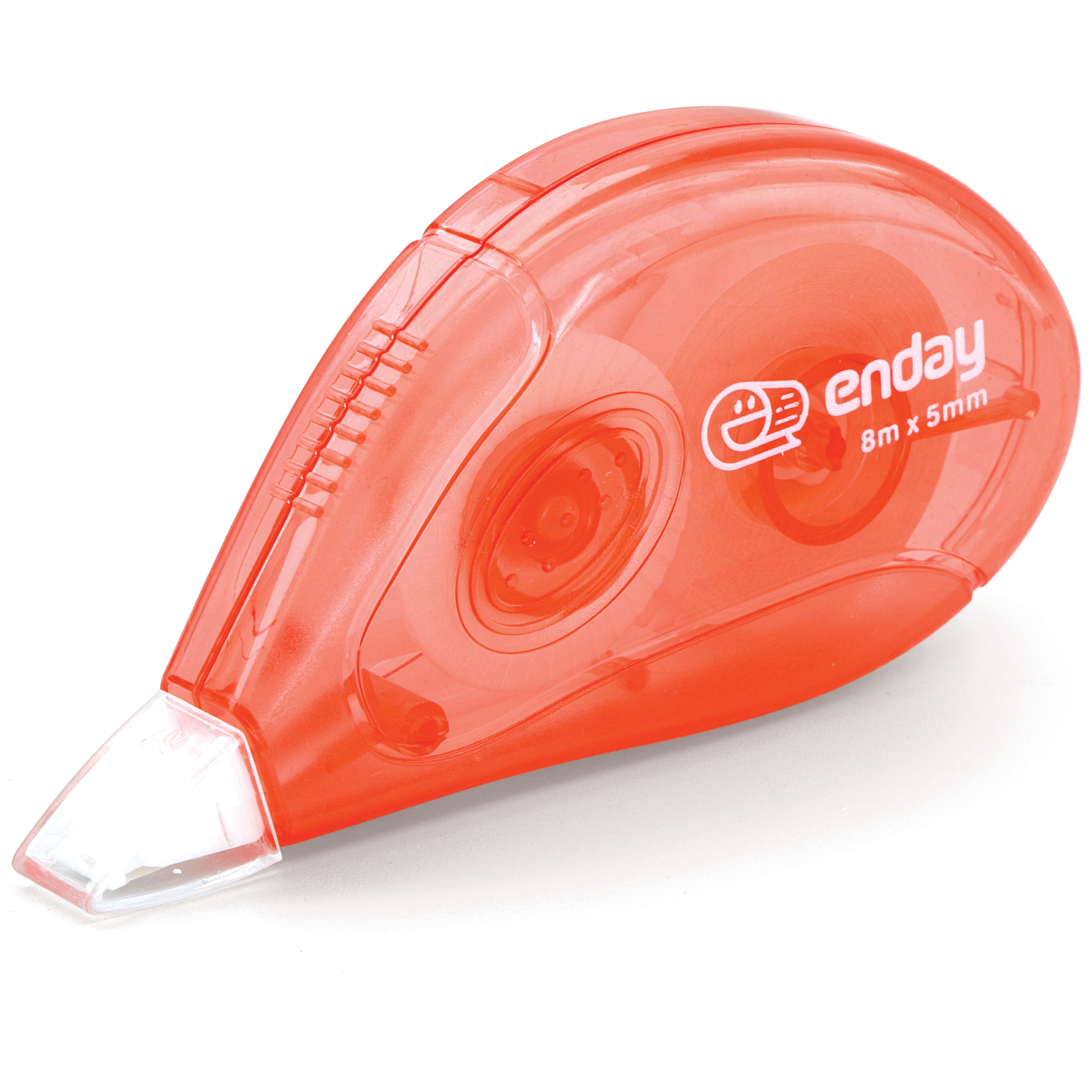 Enday White Out Correction Tape, Red Dispenser White Out Tape, Easy to ...