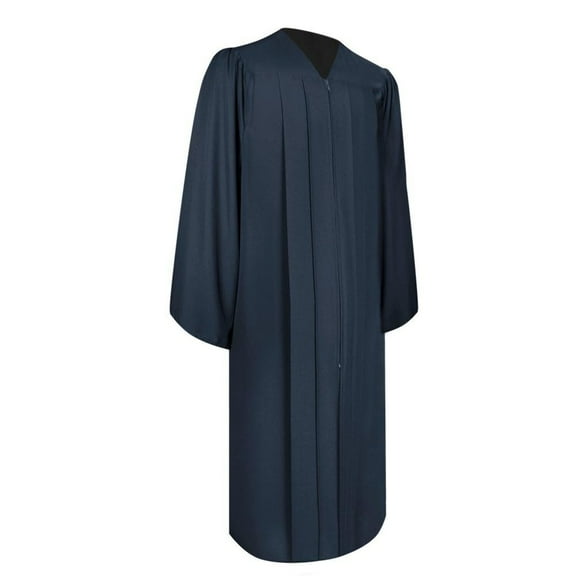 Endea Graduation Matte Navy Blue Graduation Gown