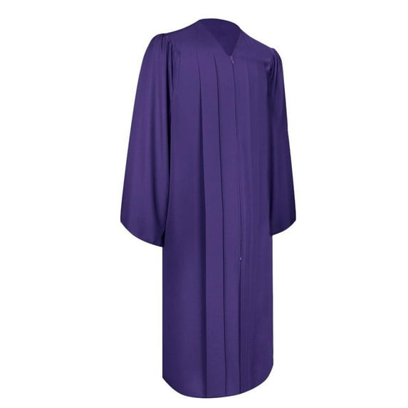 Endea Graduation Matte Purple Graduation Gown