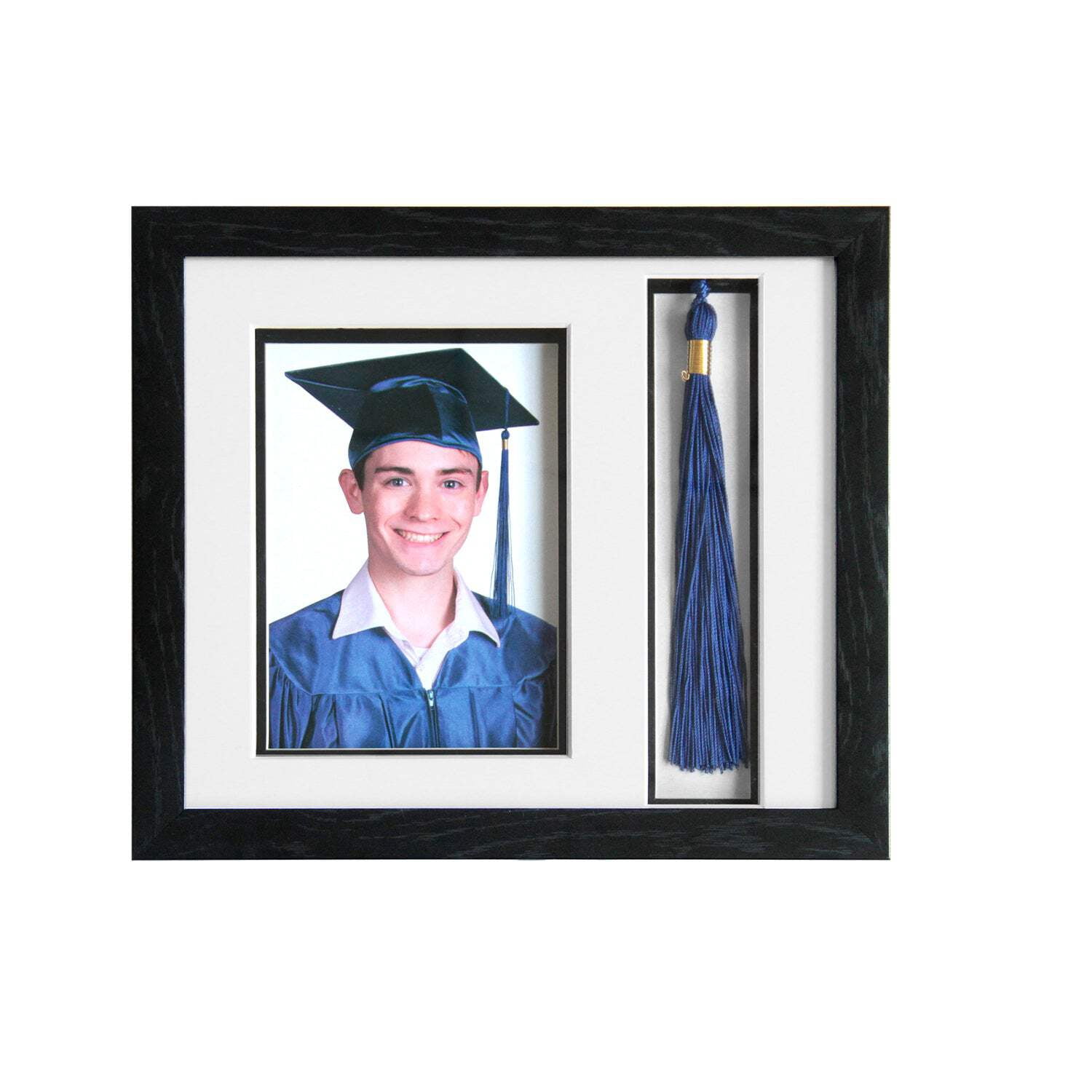 Endea Graduation Picture Frame and Tassel Holder 11.2"x10" with Shatter-Resistant Glass