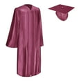 thumbnail image 1 of Endea Graduation Shiny Garnet Graduation Gown  Cap, 1 of 9