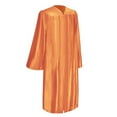 thumbnail image 1 of Endea Graduation Shiny Orange Graduation Gown, 1 of 8