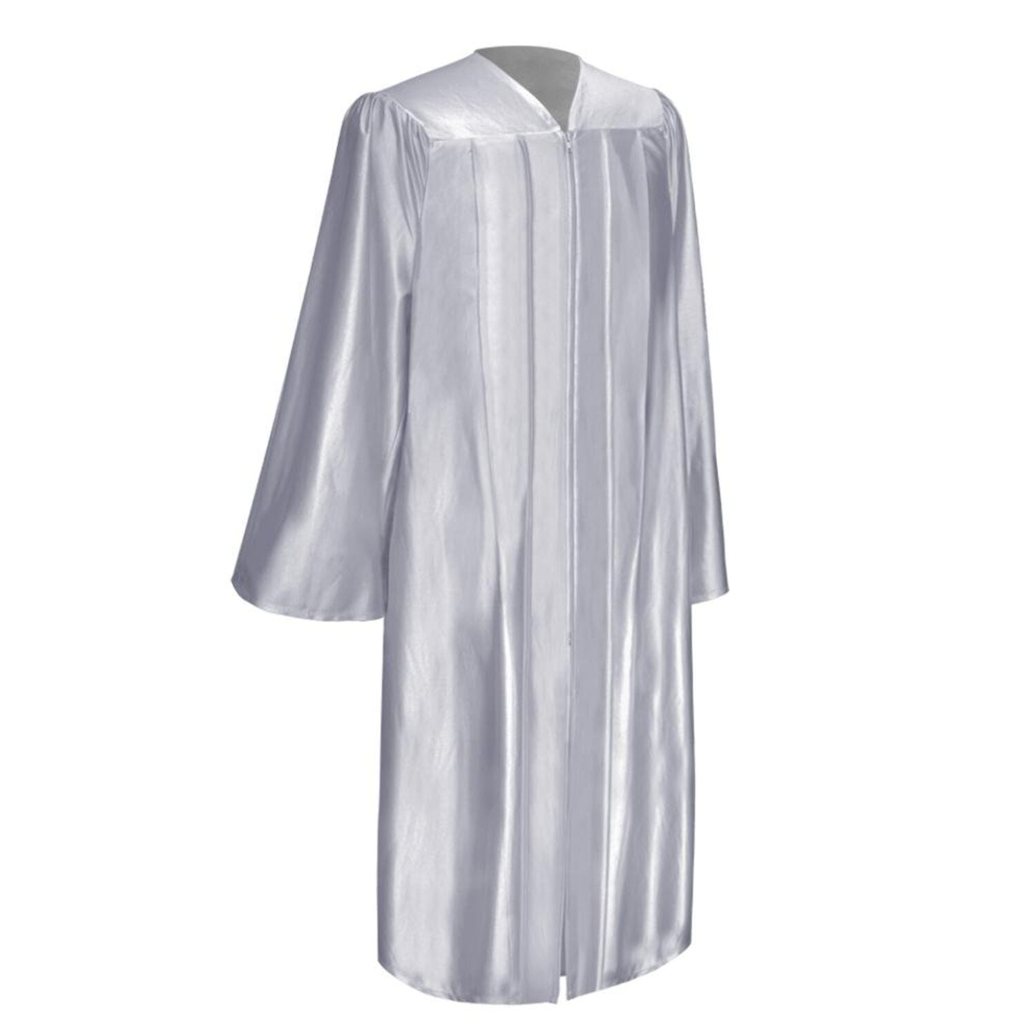 Endea Graduation Shiny Silver Graduation Gown - Walmart.com