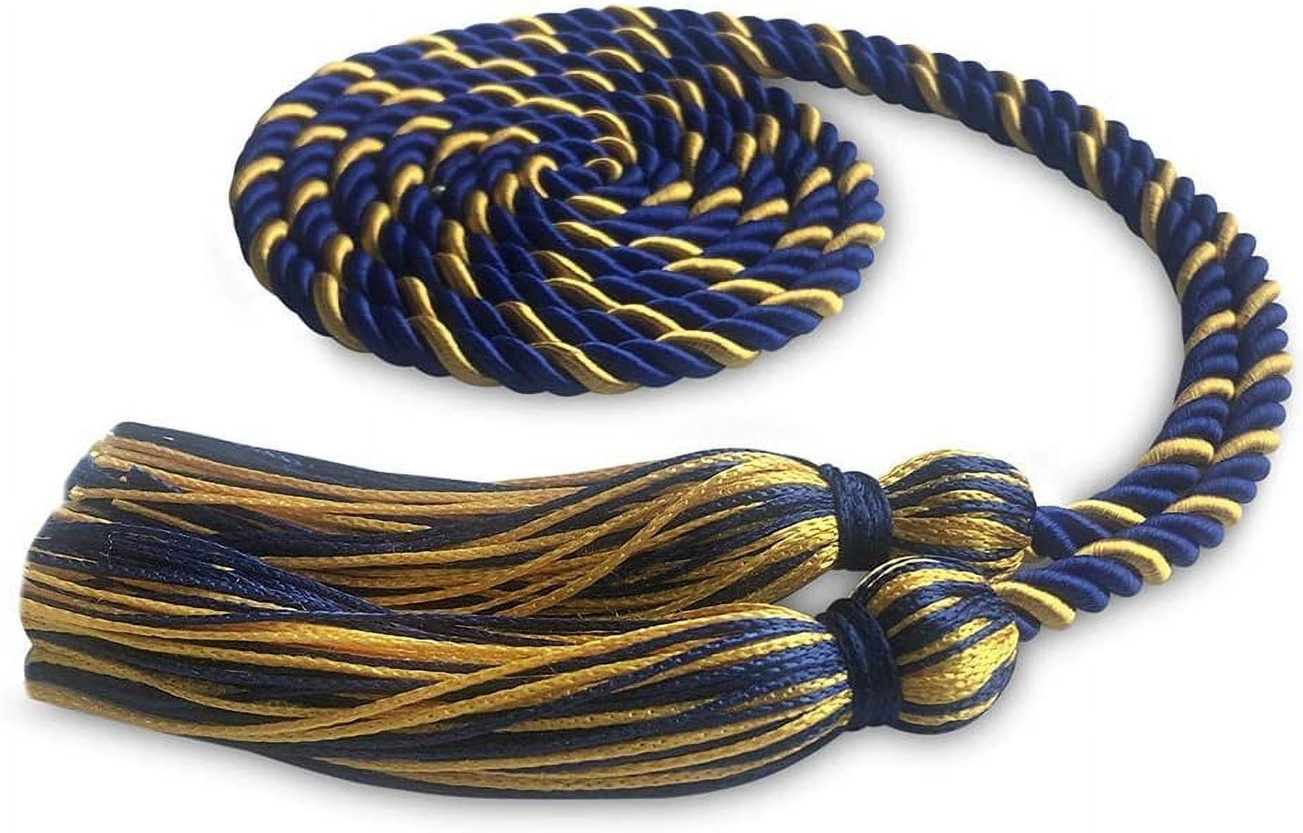 Purple and Gold Two Color Graduation Honor Cord