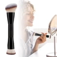 thumbnail image 1 of Ended Makeup Brush For Foundation And Contouring Soft Synthetic Beauty Tool Flat Angled Tips All Skin Types, 1 of 8