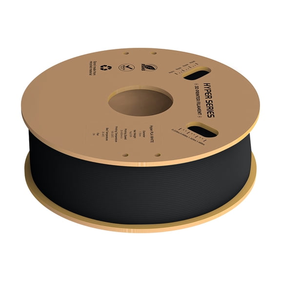 Ender-3  Hyper PLA  Filament 1.75mm High Fluidity High Speed 3D Printing Material Stable Extrusion Spool Dimensional 1KG2.2lb Accuracy +/-0.03mm Standard 1 Roll - Grey