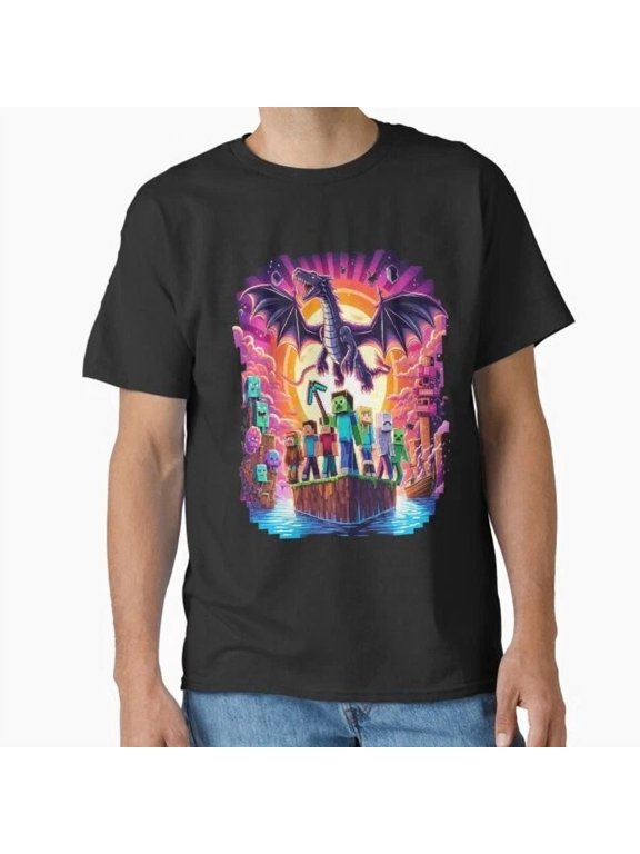 Reprint Rare Ender dragon Classic T-Shirt T-Shirt Made in US/AUS Size S-2XL