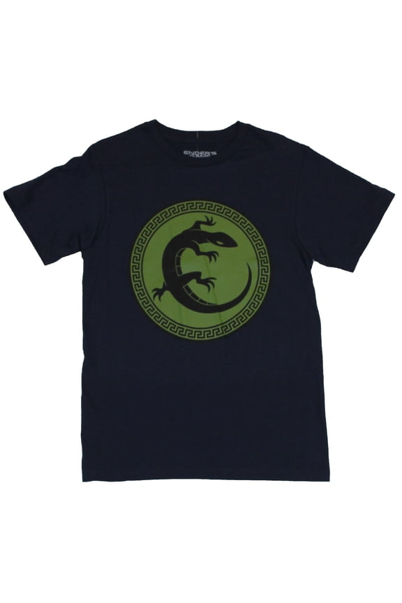 Mens T-Shirt - Salamander Army Circle Logo Image (Medium)