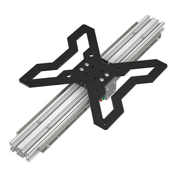 Ender3 E/Pro/V2 3D Printer Upgrade Y Axis Hot Bed Support Plate Kit, 3D Parts Suitable for 235mm Aluminum Heatbed Hotbed Platform compatibility MGN12H Linear Rail