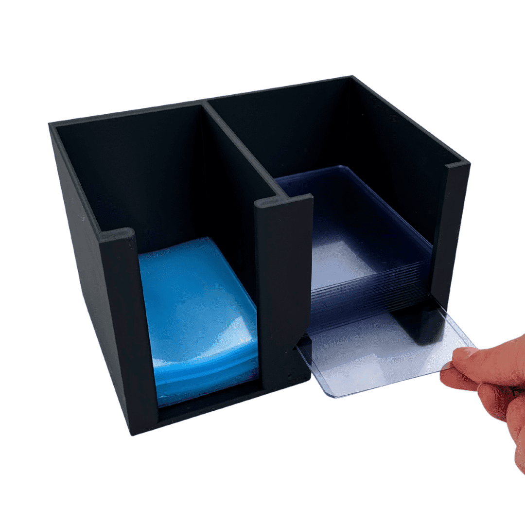 card sleeve dispenser and Toploader Grids Cardcare Center Top Loader