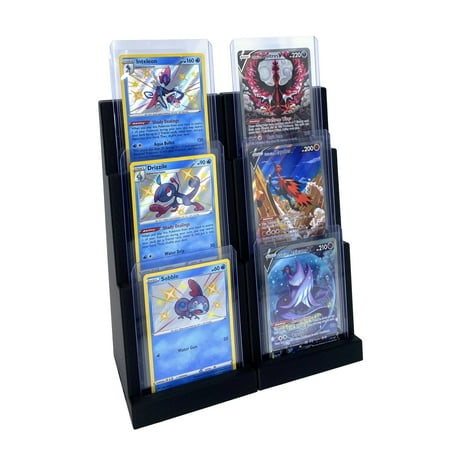 EnderToys Toploader Card Display Stand (2 Pack) (Black) - for Trading & Sports Cards