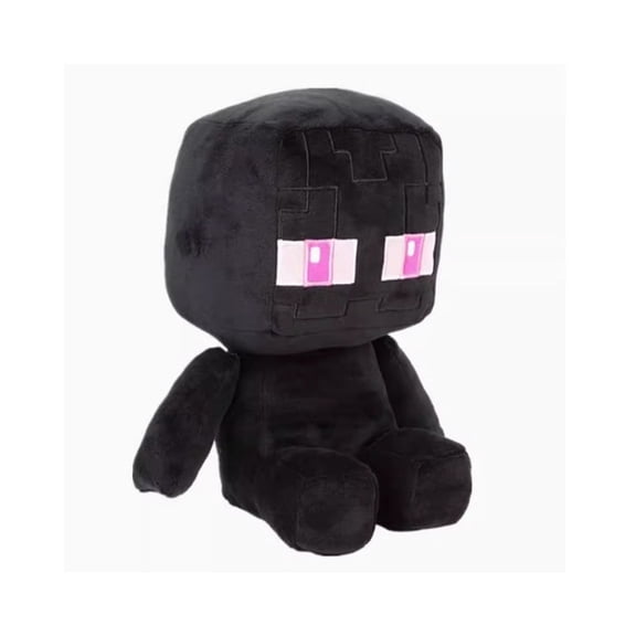 Enderman Plush Toy 8.7 Inch, Classic Game Character Huggable Collectible Figure Soft Stuffed Doll for Fans Room Decor