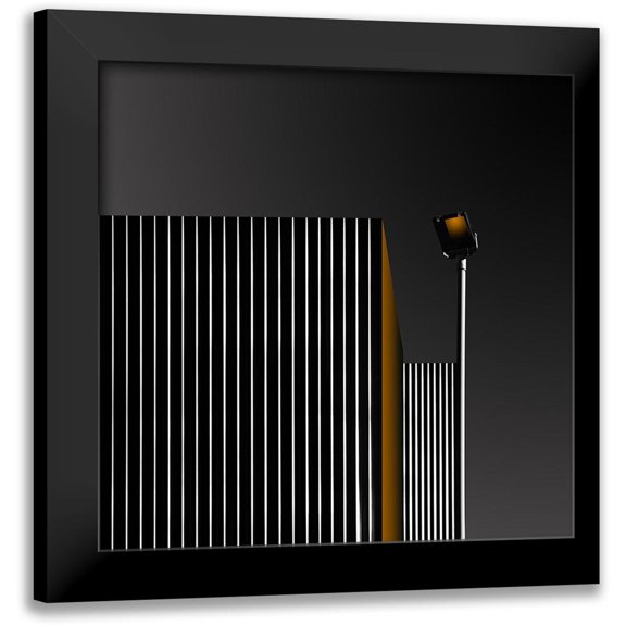 Endermann, Rolf 12x12 Black Modern Framed Museum Art Print Titled - Lamp Light