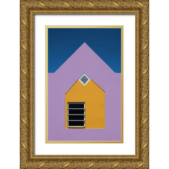 Endermann, Rolf 13x18 Gold Ornate Wood Framed with Double Matting Museum Art Print Titled - Windows