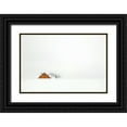 thumbnail image 1 of Endermann, Rolf 18x13 Black Ornate Wood Framed with Double Matting Museum Art Print Titled - Q Snowbound Q, 1 of 4