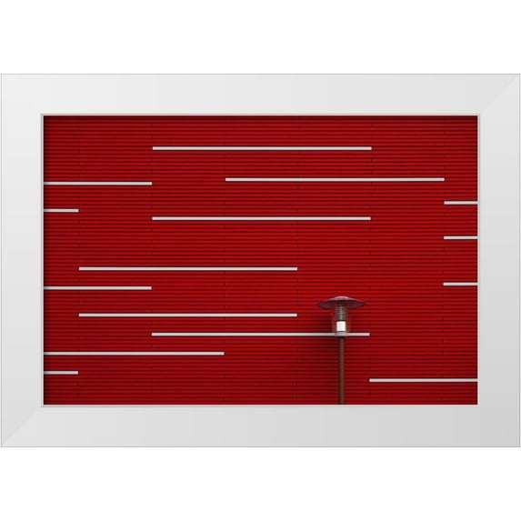 Endermann, Rolf 18x13 White Modern Wood Framed Museum Art Print Titled - Lamp Light