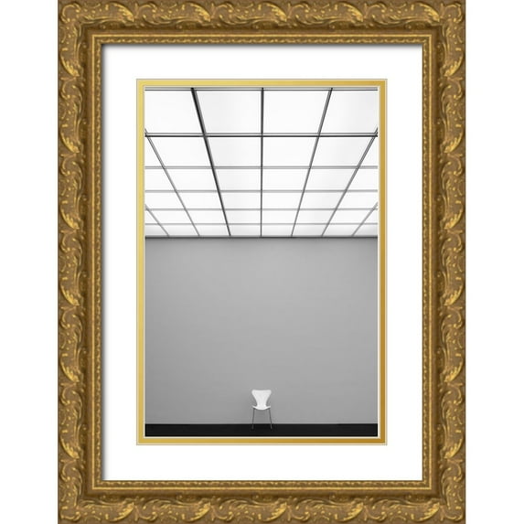 Endermann, Rolf 23x32 Gold Ornate Wood Framed with Double Matting Museum Art Print Titled - Sit Down