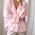 thumbnail image 1 of Endives Cardigan Sweaters for Women Oversized Chunky Open-Front Batwing Long Sleeve Knit Cardigan Sweater Coat Loose Fall XXXL, 1 of 4