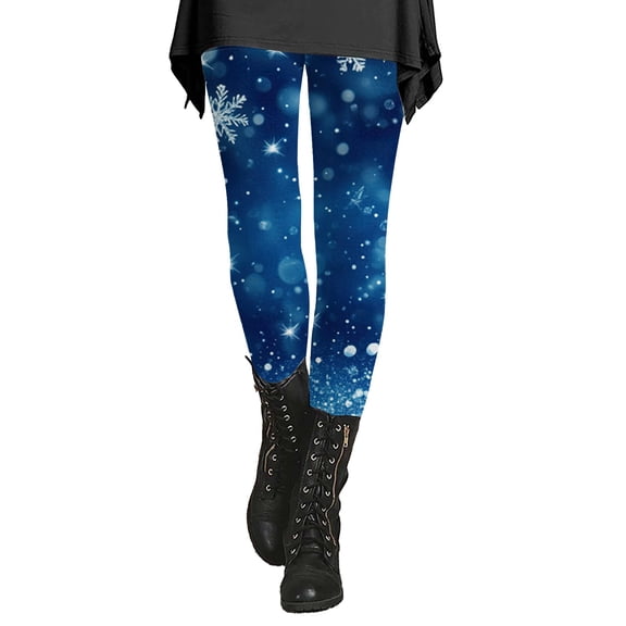 Endives Christmas Leggings For Women High Waisted Christmas Printed Soft Gym Yoga Pants Athletic Workout Legging Pants