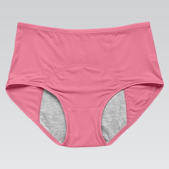 Endives Period Underwear for Women and Teens Absorbent Period Panties Overnight Protection Leakproof Underwear For Women Plus Size Washable Breathable Ladies Briefs M-8XL