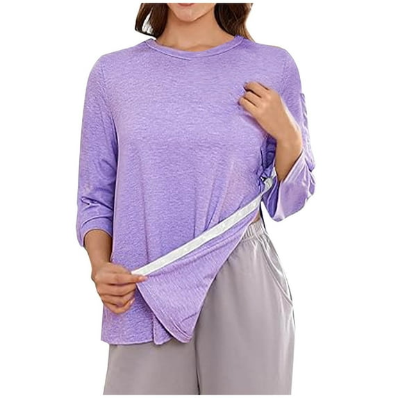 Endives Spring Savings Clearacne Post Shoulder Surgery Shirts for Women Tear Away Tops After Rotator Cuff Shirts Chemo Port Adaptive Clothing
